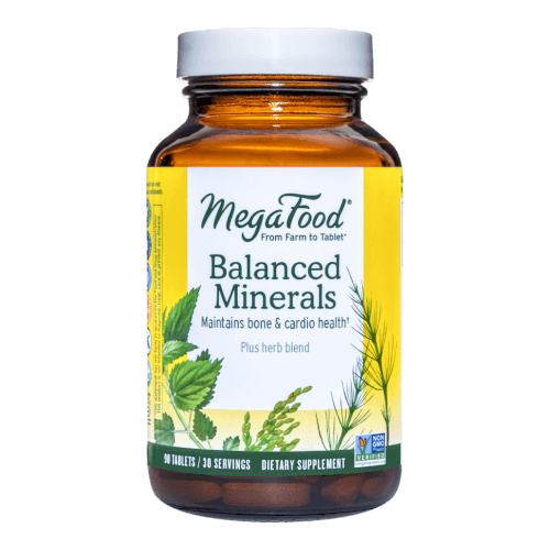 MegaFood Balanced Minerals  90 Tablets