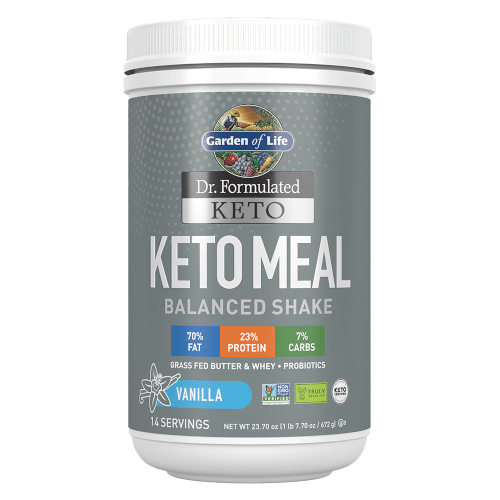 Garden of Life Dr Formulated Keto Meal Vanilla 23.7 oz Powder