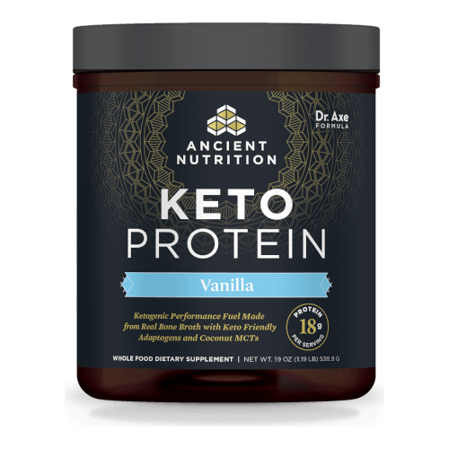 Ancient Nutrition KetoProtein Vanilla 17 Servings Powder