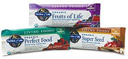 Garden of Life Living Foods Bars Chocolate Raspberry Box of 12 Bars