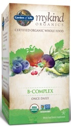 Garden of Life MyKind Organics B Complex  30 Tablets