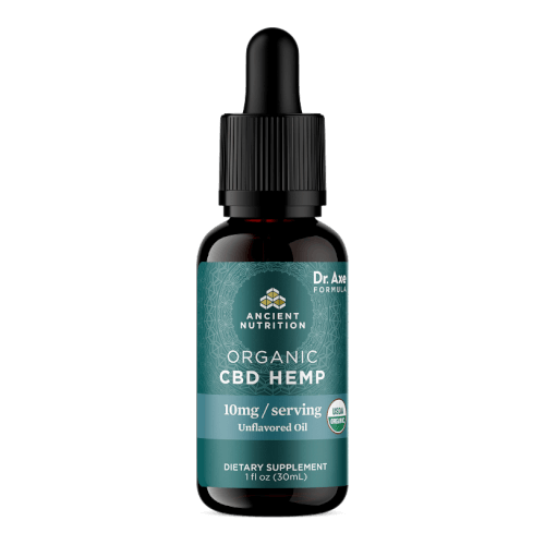 Ancient Nutrition Organic CBD Hemp Unflavored 10mg 30ml Oil