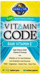 Garden of Life Vitamin Code Raw E Complex  60 Capsules