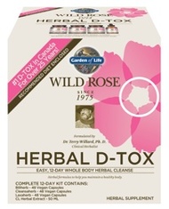 Garden of Life Wild Rose Herbal D Tox 1 Kit